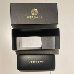 Versace Black Sunglasses Case